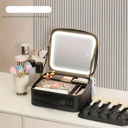 Trousse de Maquillage avec Miroir LED 3 Lumières | MATJARRA
