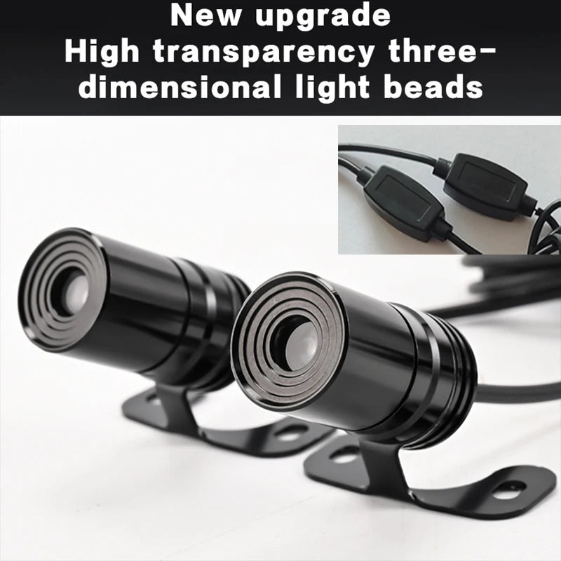 Deux projecteurs laser LED قطعتان من مصابيح ليزر LED