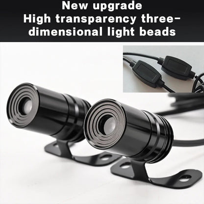 Deux projecteurs laser LED قطعتان من مصابيح ليزر LED