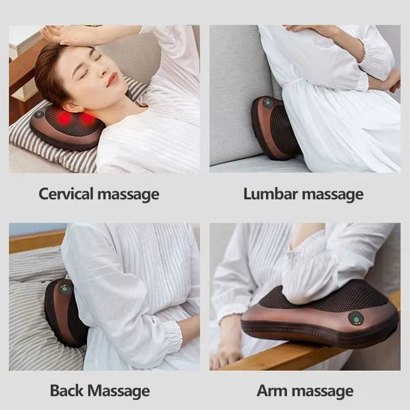 Car and Home Massage Pillow وسادة مساج للسيارة والمنزل
