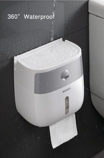 حامل لفة ورق تواليت مثبت على الحائط ، حافظة حامل ورق مرحاض ،Toilet paper holder