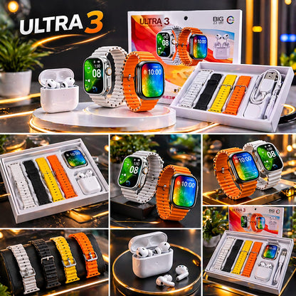 Ultra 3 الساعة الذكية