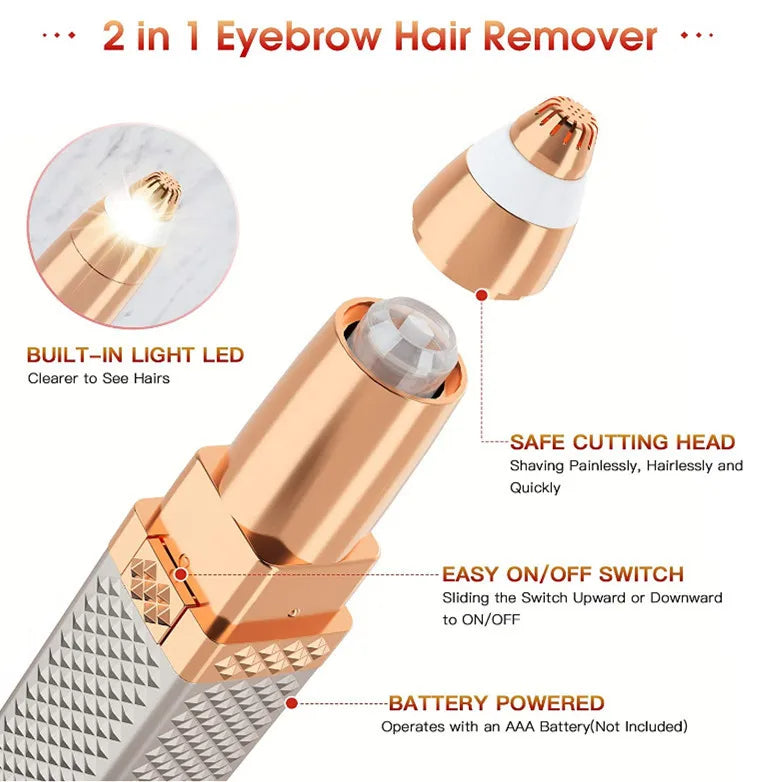 4-en-1 مزيل شعر الوجه