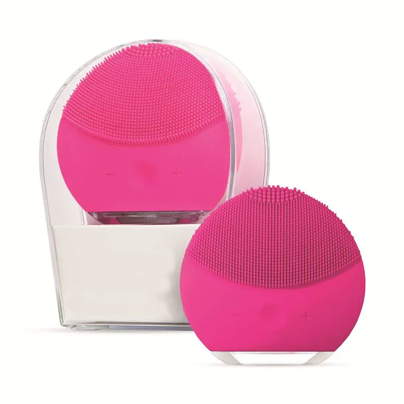 منظف الوجه السيليكون الاهتزازي USB - Rechargeable Silicone Face Brush