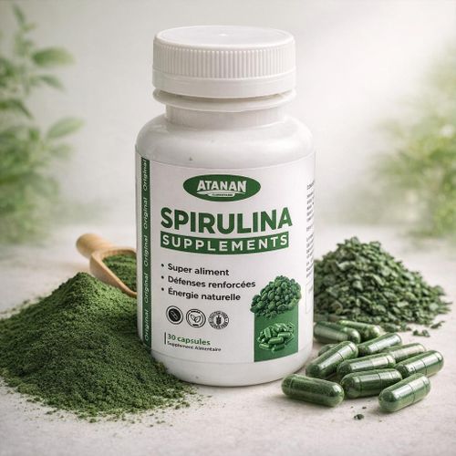 ATANAN Spirulina مكمل غذائي طبيعي من سبيرولينا