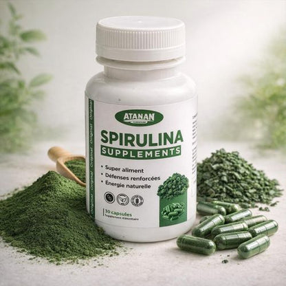 ATANAN Spirulina مكمل غذائي طبيعي من سبيرولينا