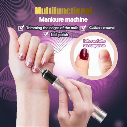 Ensemble de limes à ongles électriques مجموعة مبرد أظافر كهربائي