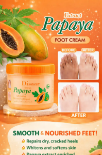 crème pour les pieds à la papaye كريم القدم بالبابايا
