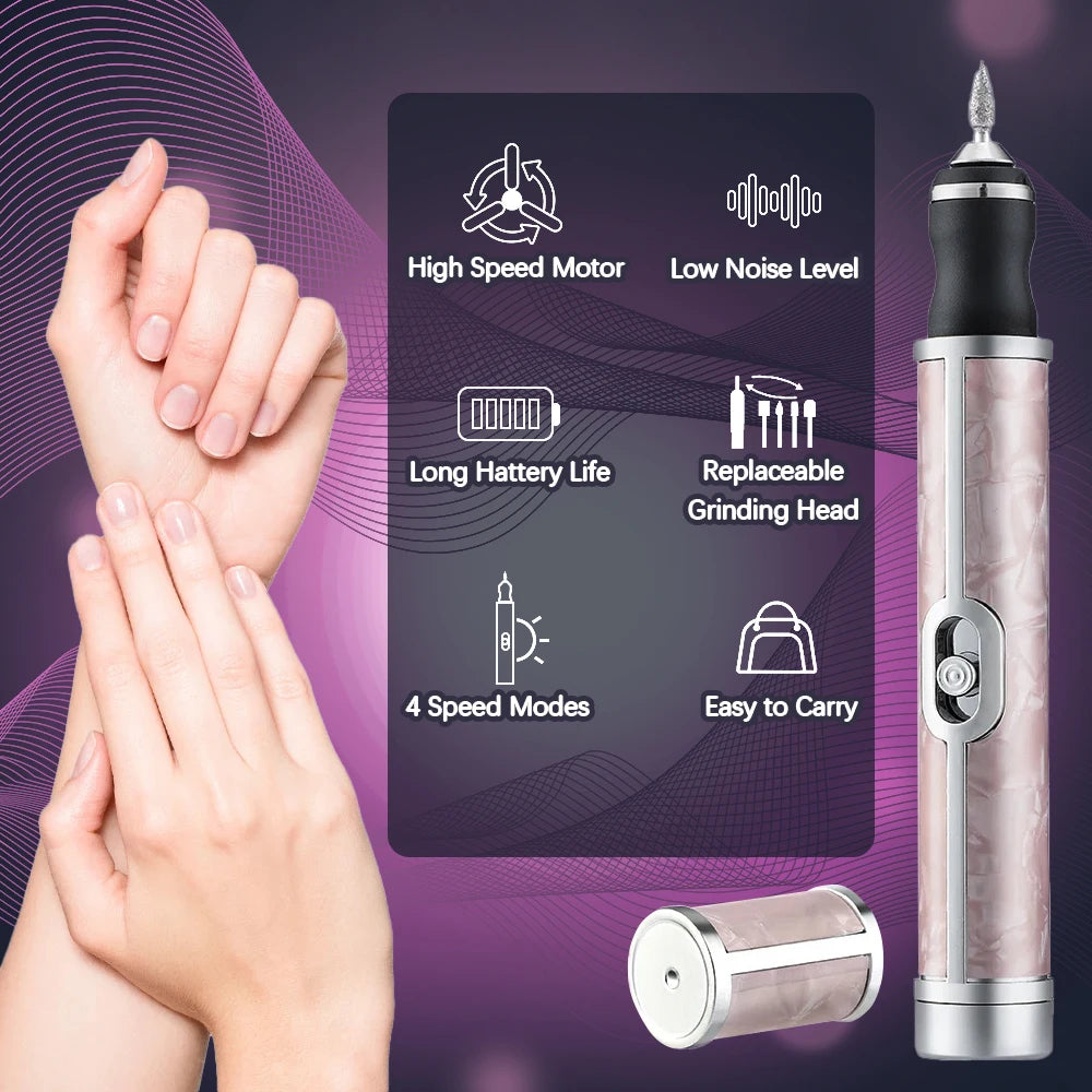 Ensemble de limes à ongles électriques مجموعة مبرد أظافر كهربائي