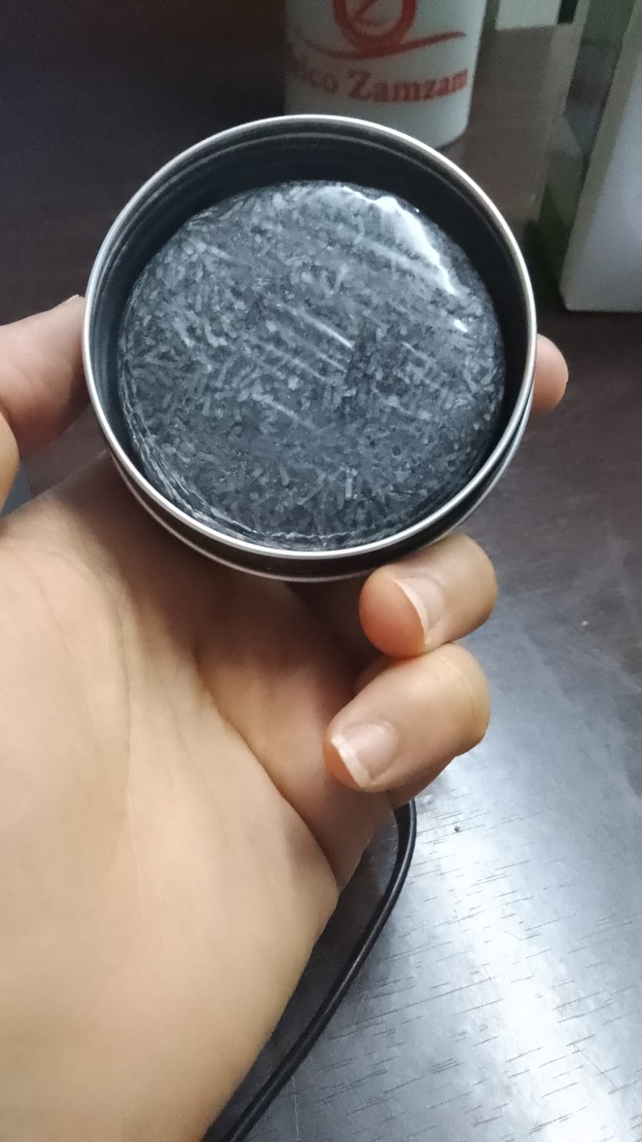 black soap صابون أسود لتغطية الشعر الرمادي