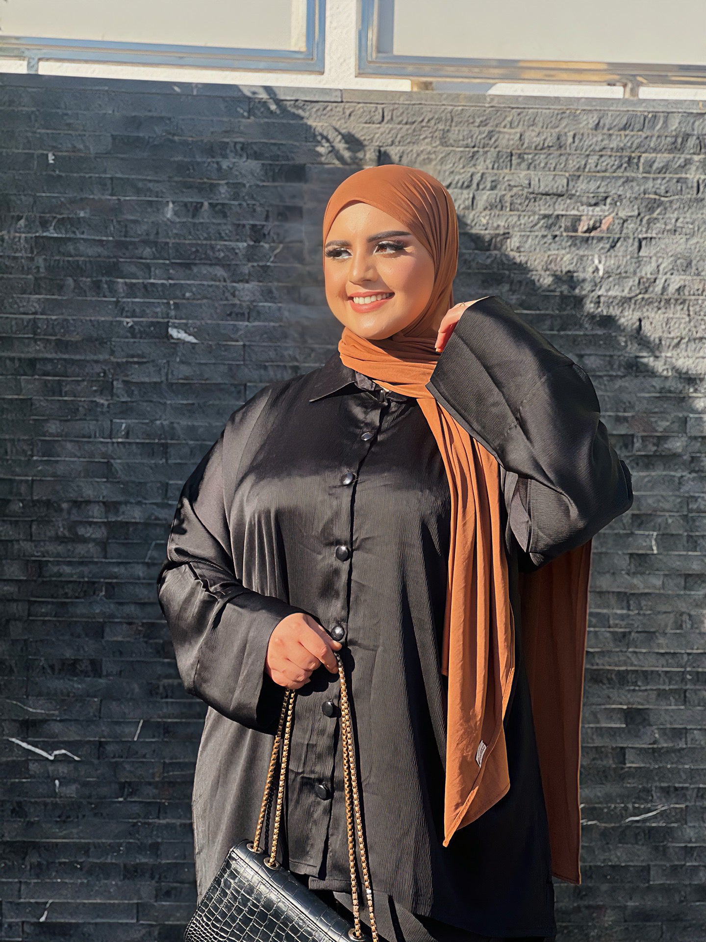 Ensemble Femme Sadafa en Satin – Élégant & Tendance