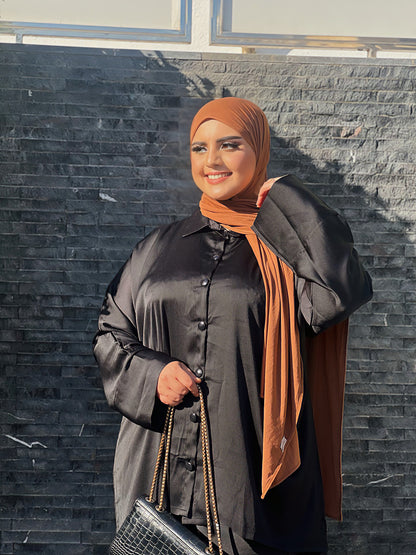 Ensemble Femme Sadafa en Satin – Élégant & Tendance