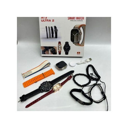 Pack smartwatch AT3 Ultra 2 مجموعة ساعتي