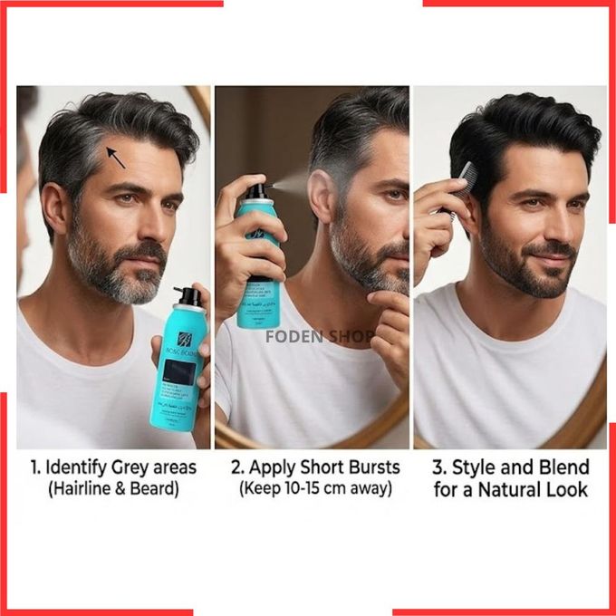 Rose Berry Spray Correcteur de Racines بخاخ لإخفاء جذور الشعر والشيب