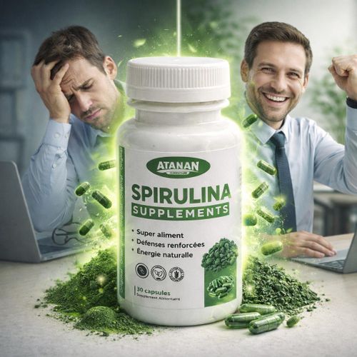 ATANAN Spirulina مكمل غذائي طبيعي من سبيرولينا