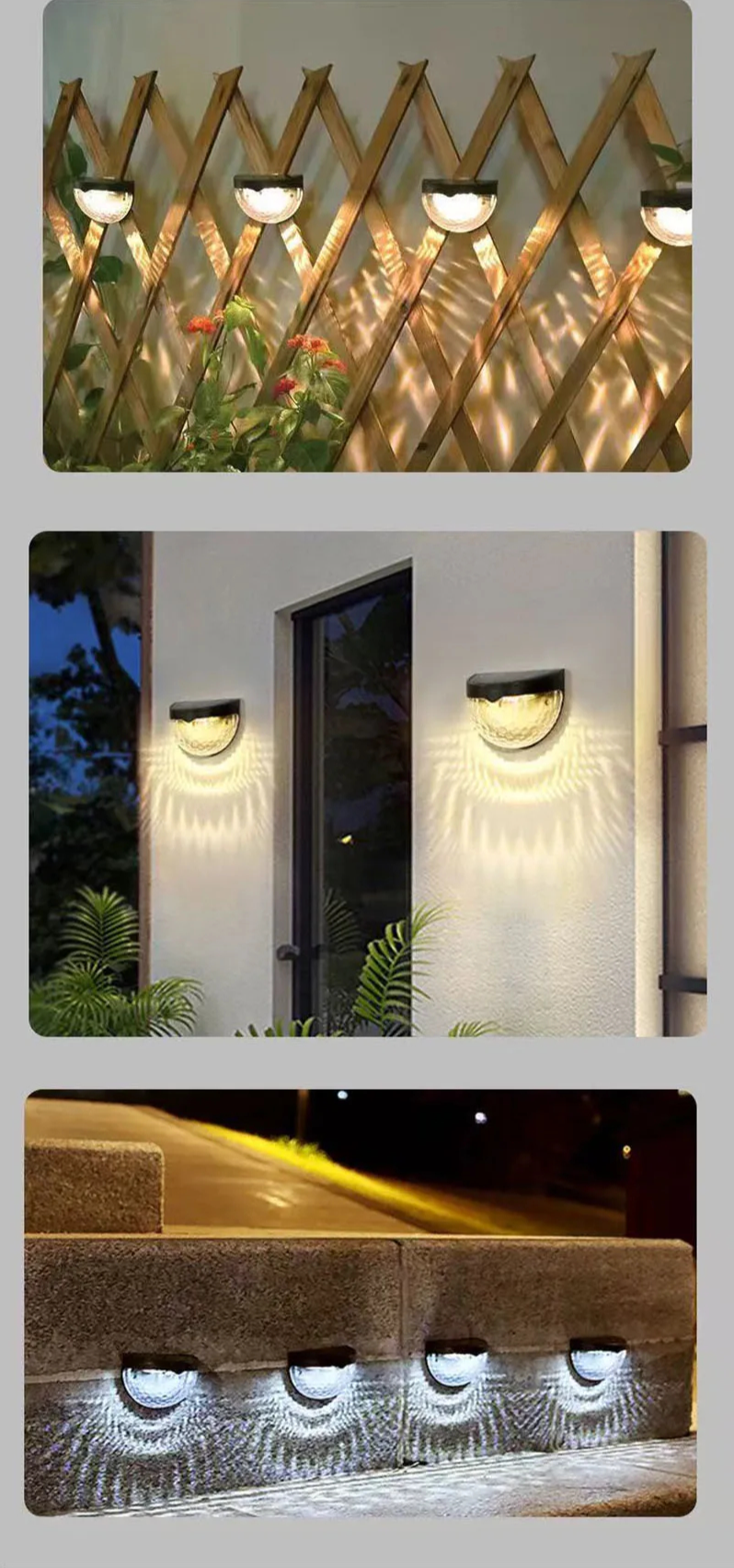 applique murale solaire مصباح جداري شمسي