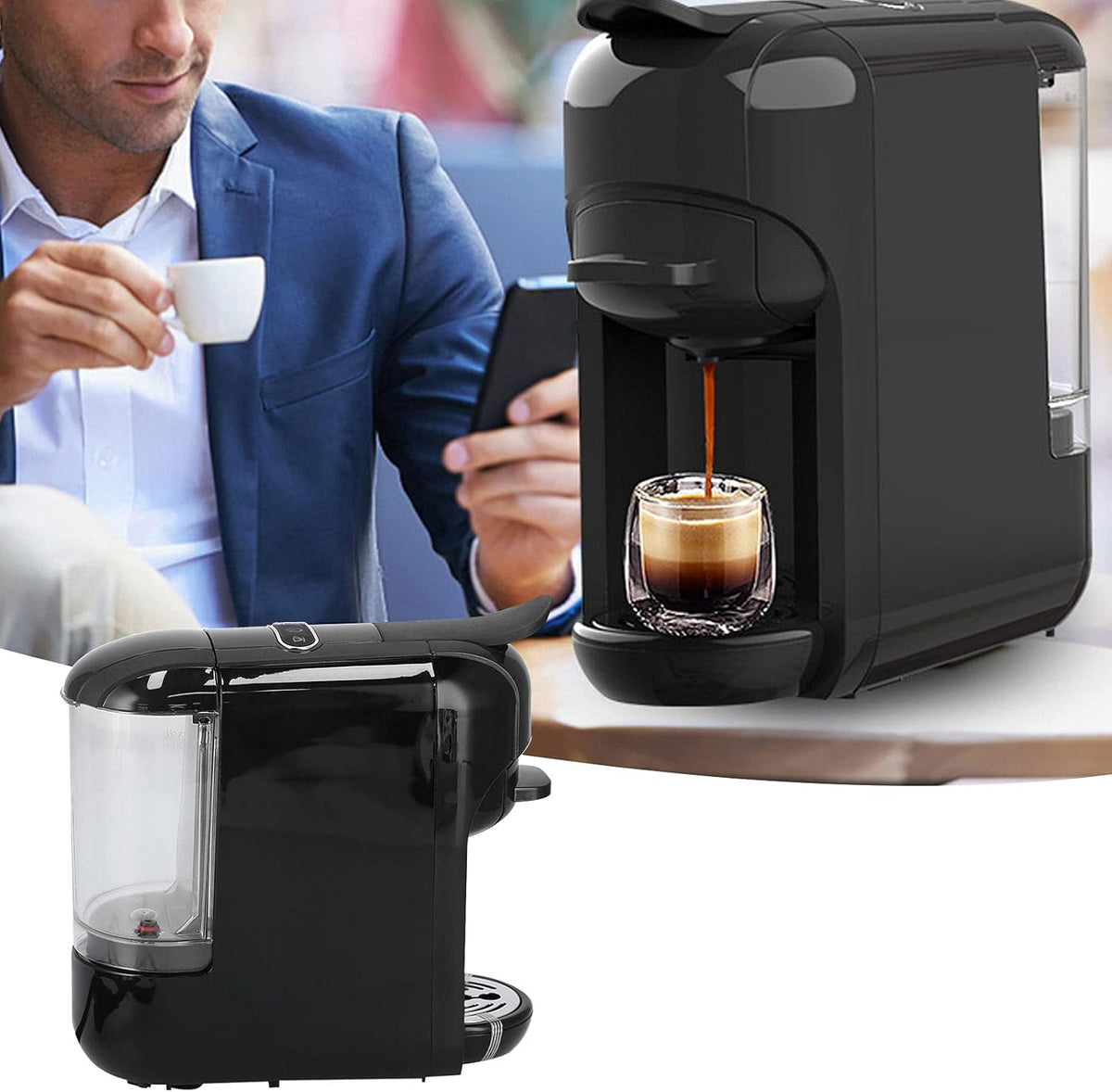 Machine 3 en 1 à Café Capsule ماكينة صنع القهوة 3 في 1