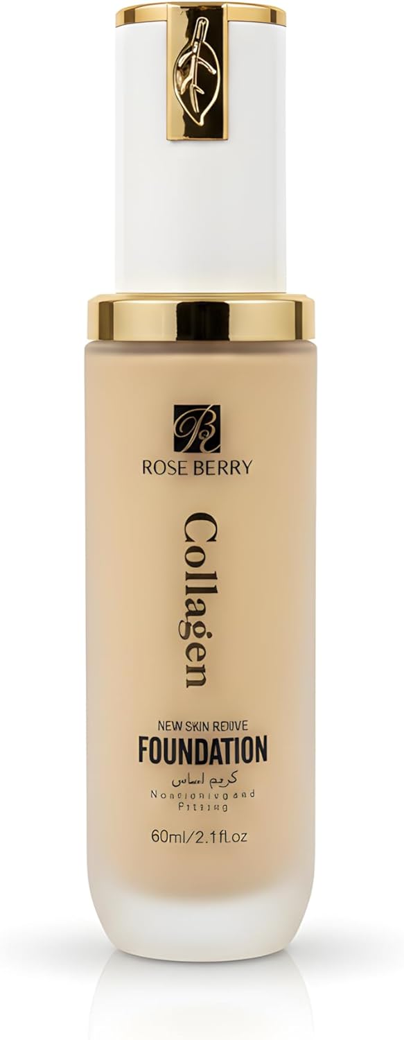 Rose Berry Collagen كريم أساس روز بيري كولاجين