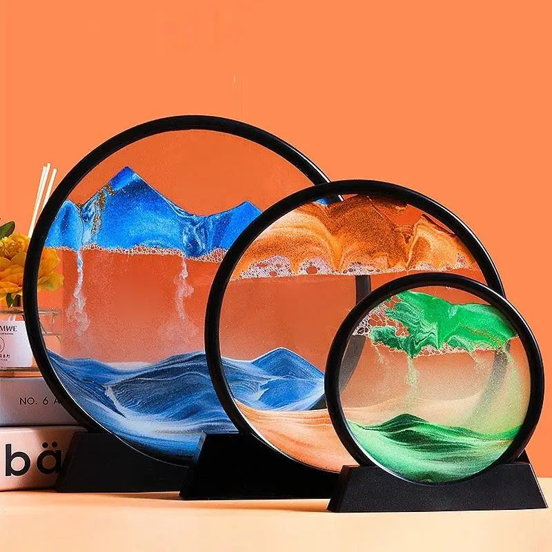 tableau de sable لوحة رملية متدفقة