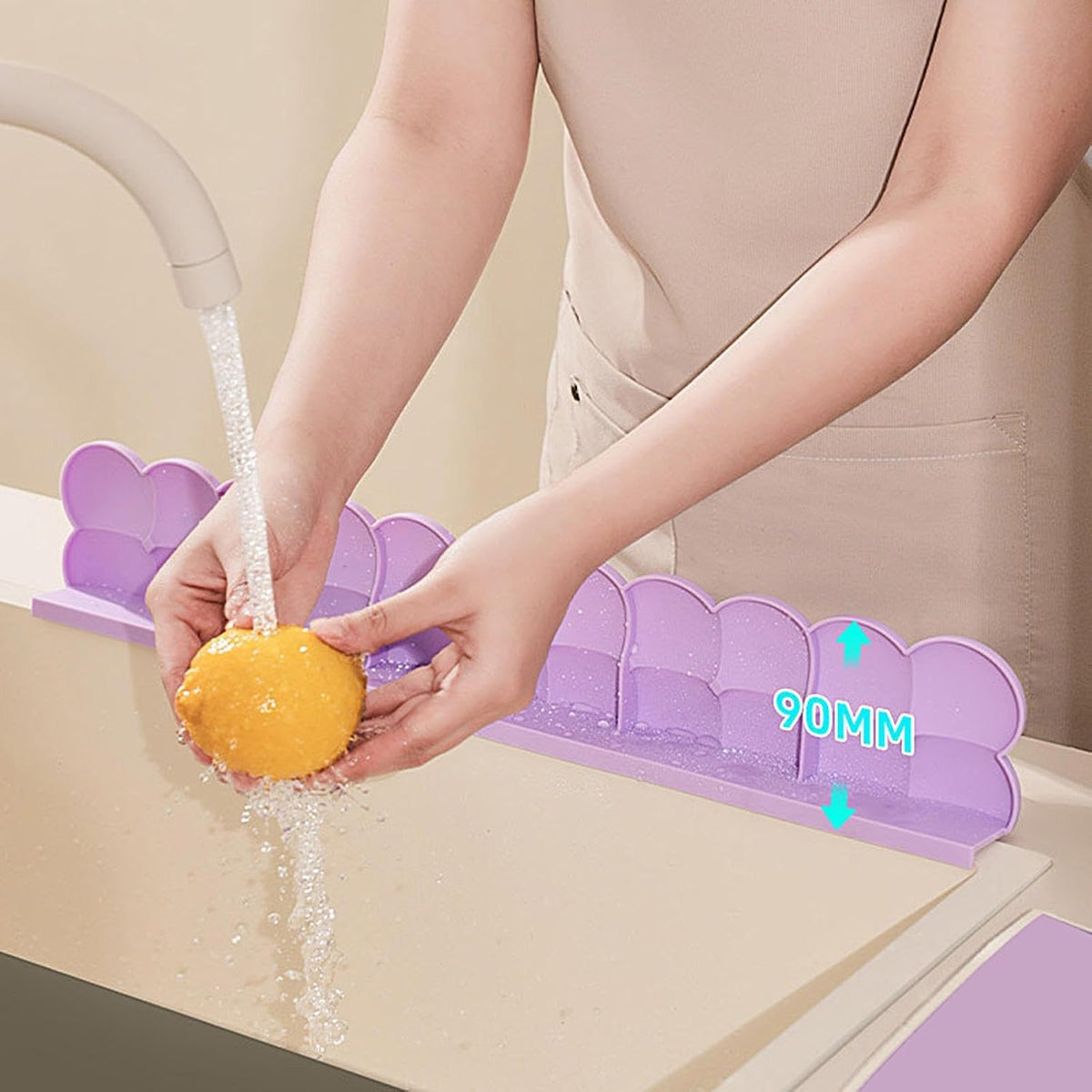 Protection anti-éclaboussures واقي سيليكون لحوض المطبخ