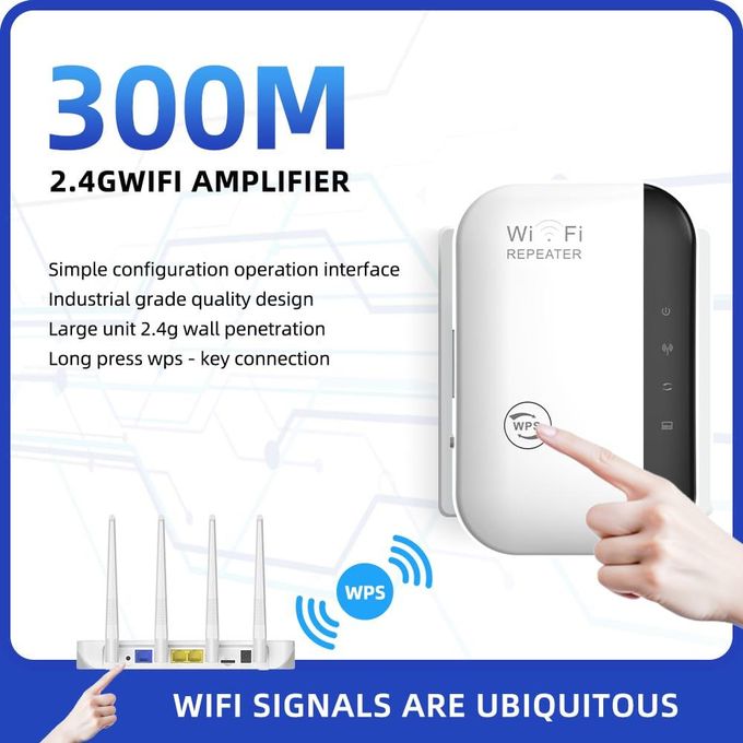 Wireless-N WiFi Repeater مكرر إشارة واي فاي لاسلكي