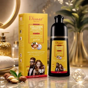 Disaar شامبو صبغ الشعر بالكولاجين وزيت الأرغان