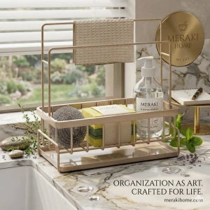 Sink Caddy Sponge Holder Basket حامل إسفنجة حوض المطبخ