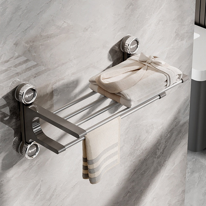 Suction Cup Bath Towel Rack رف مناشف حمام