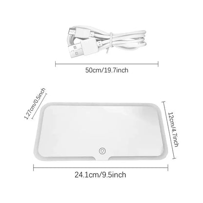 Miroir de courtoisie de voiture مراة فانيتي للسيارة مع اضواء