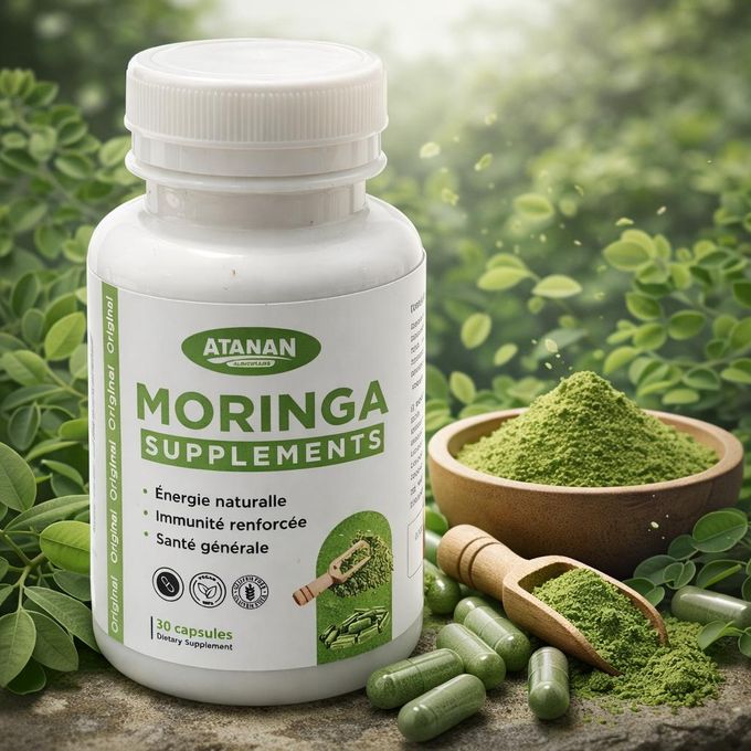 ATANAN Moringa مكمل غذائي طبيعي قائم على المورينجا