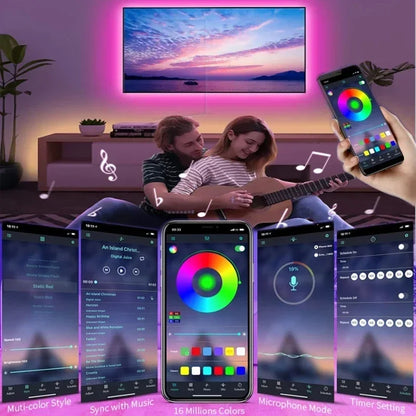 led mood lights شريط إضاءة