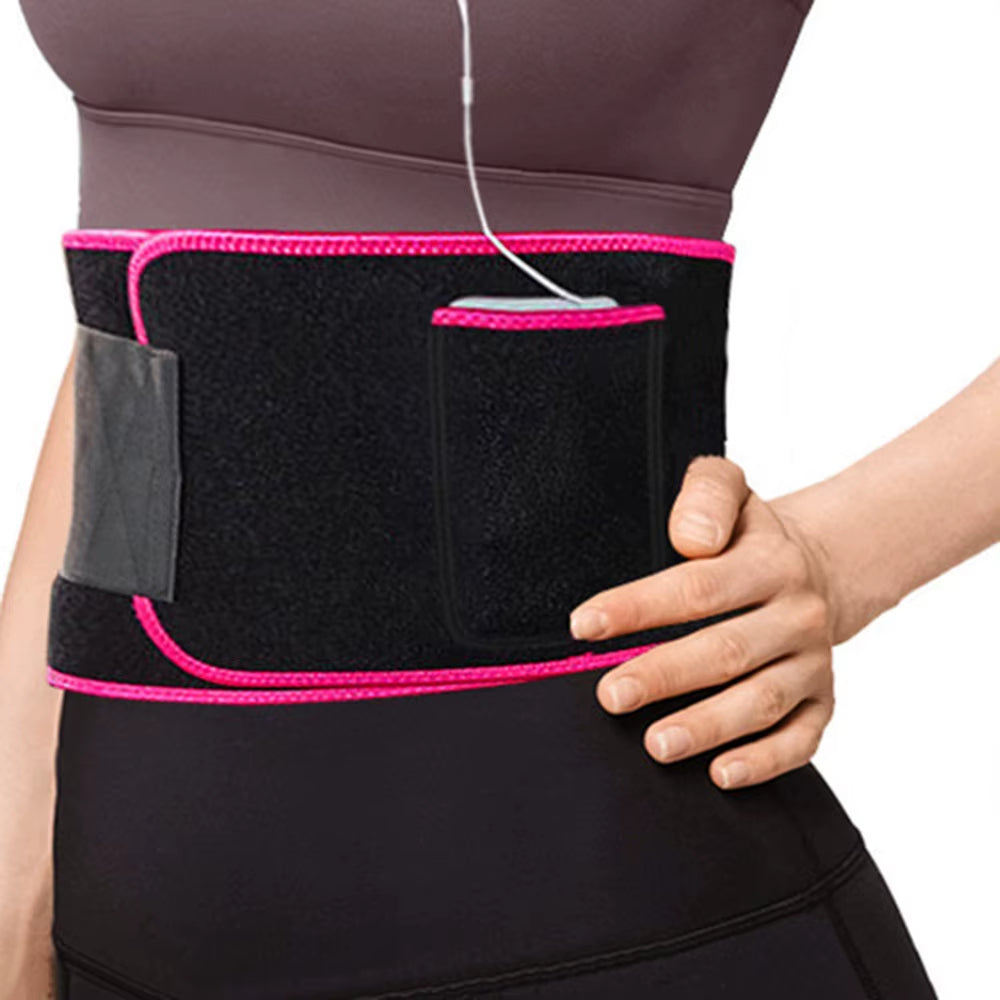 Ceinture élastique avec poches pour téléphone حزام خصر مطاطي مع جيوب للهاتف