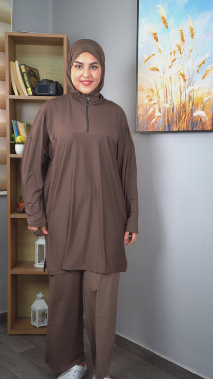 Burkini Femme 3 Pièces – Ensemble Modeste & Confortable