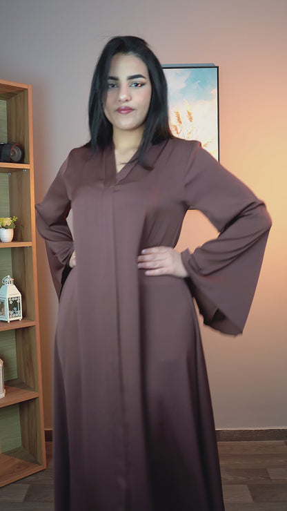Abaya Femme Simple – Coupe Fluide & Élégante
