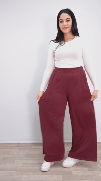 Pantalon Wide Leg Femme Oversize – Coupe Large & Confortable