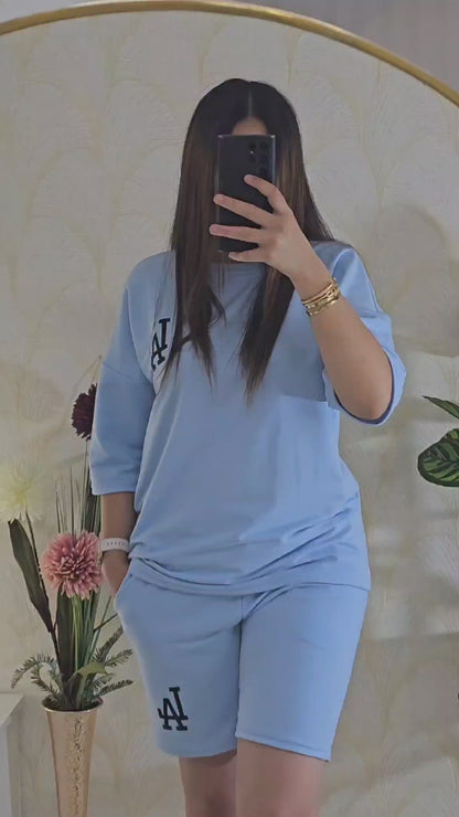 Ensemble Femme Été T-shirt & Short – Léger & Confortable