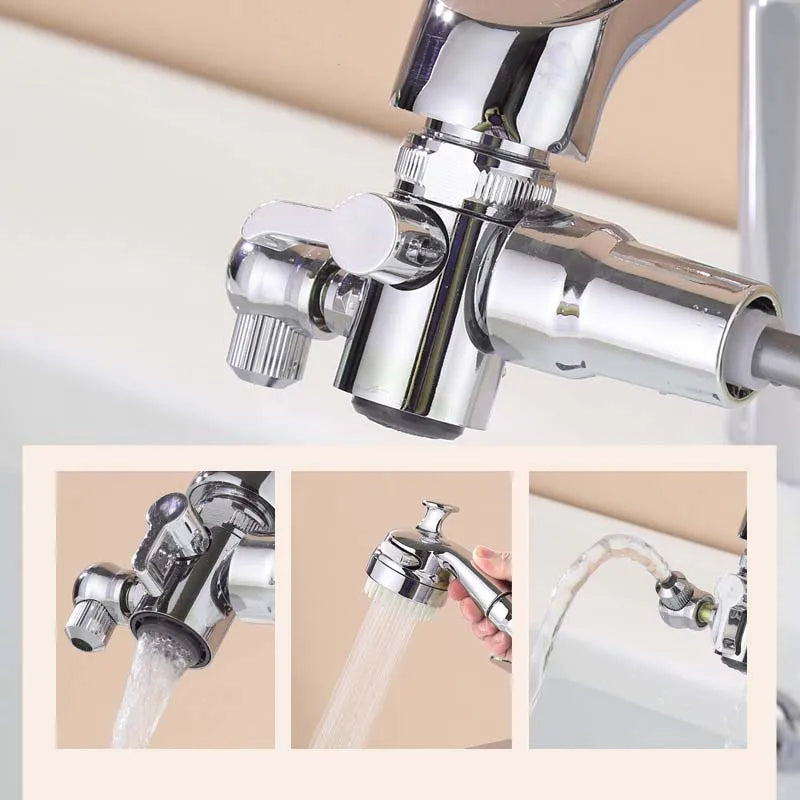 Pulvérisateur de lavage ملحقات رشاش صنبور الحوض 3 في 1