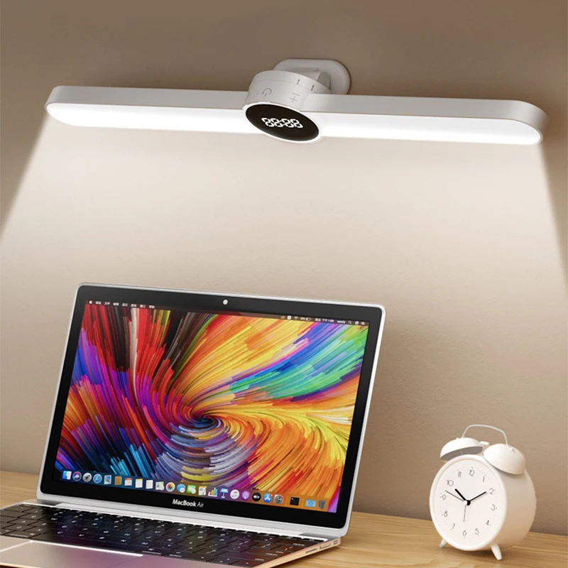 مصباح ليل ذكي باللمس قابل للشحن USB مع ساعة ومنبه - Lampe de Nuit Tactile Intelligente Rechargeable USB avec Horloge et Réveil