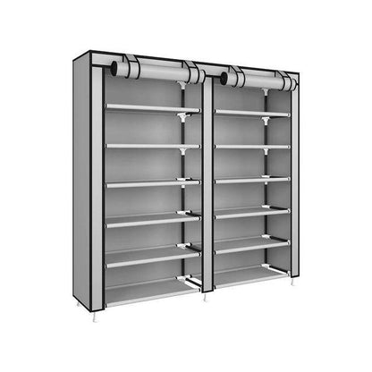 SHOE CABINETخزانة أحذية مزدوجة من 12 طبقة