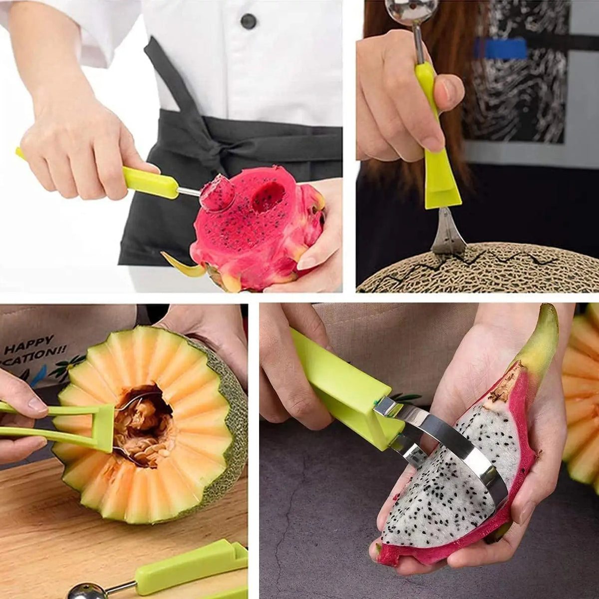 Pelle à fruits 3 en 1ملعقة حفر فواكه