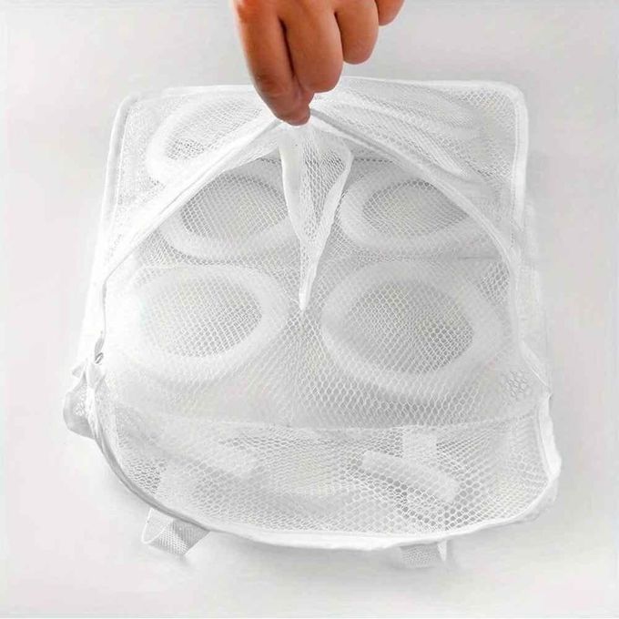 Sac à linge blanc كيس غسيل شبكي