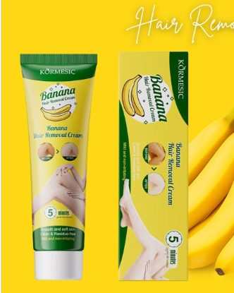 Crème dépilatoire KORMESIC Smooth Banana KORMESIC كريم مزيل شعر ناعم على الموز