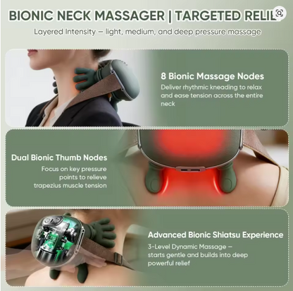 4D massager with Bionic technology مدلك رباعي الأبعاد بتقنية بيونيك