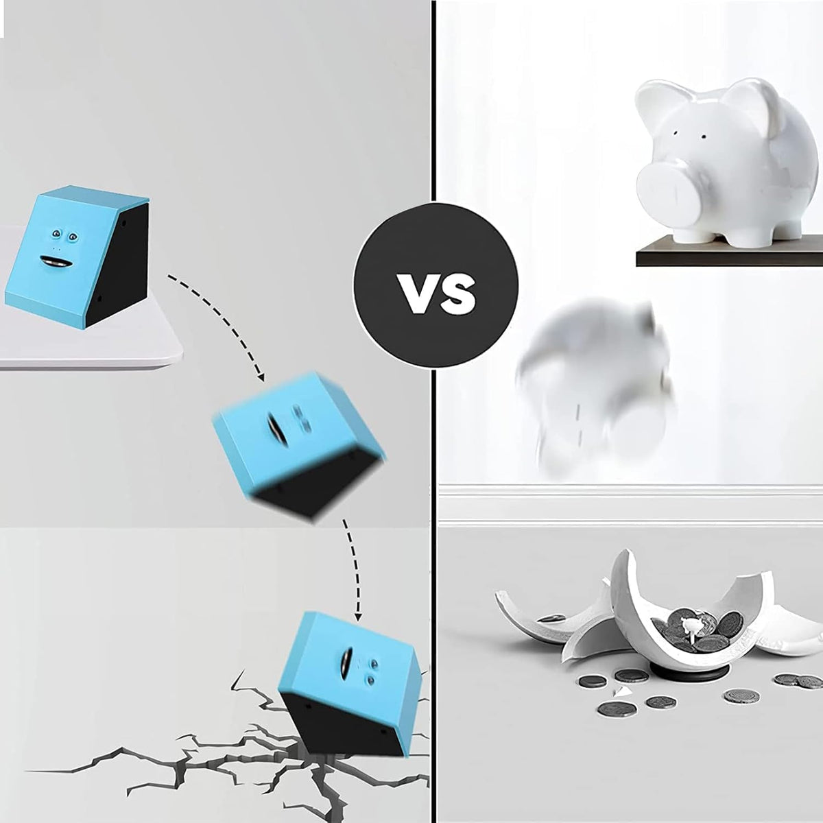 banque d'argent effrayant, صندوق توفير