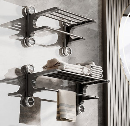 Suction Cup Bath Towel Rack رف مناشف حمام