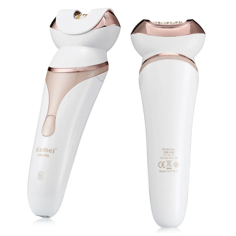 Kemei 4 in 1 Multifonctionnel طقم لإزالة شعر الوجه