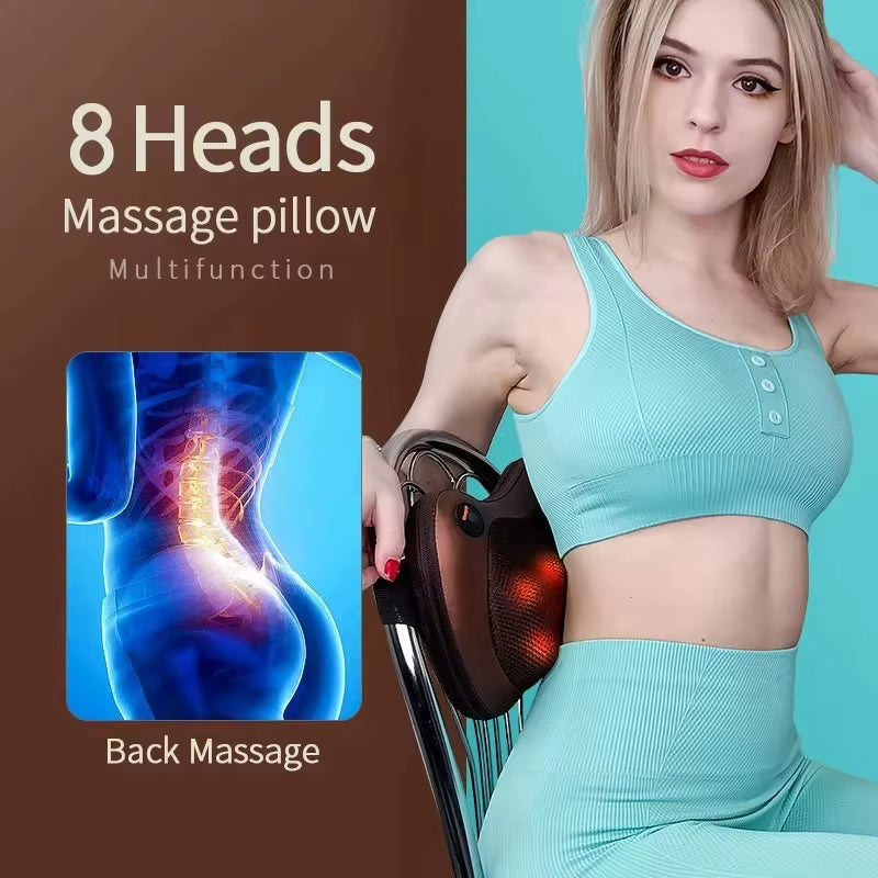 Car and Home Massage Pillow وسادة مساج للسيارة والمنزل