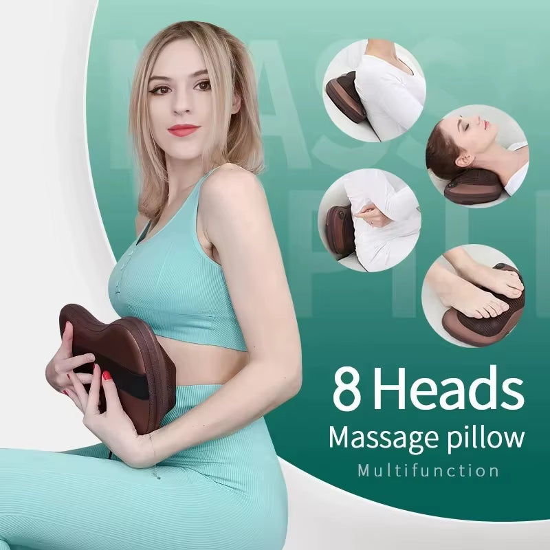 Car and Home Massage Pillow وسادة مساج للسيارة والمنزل