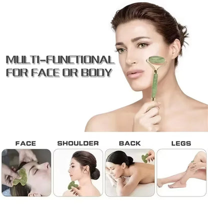 Ensemble de deux rouleaux pour le visage مجموعة من قطعتين من بكرات الوجه
