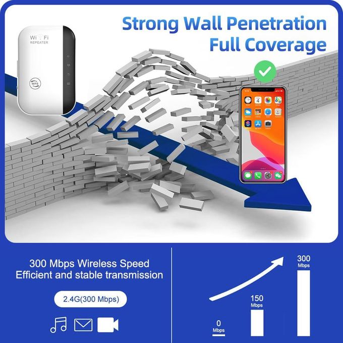 Wireless-N WiFi Repeater مكرر إشارة واي فاي لاسلكي